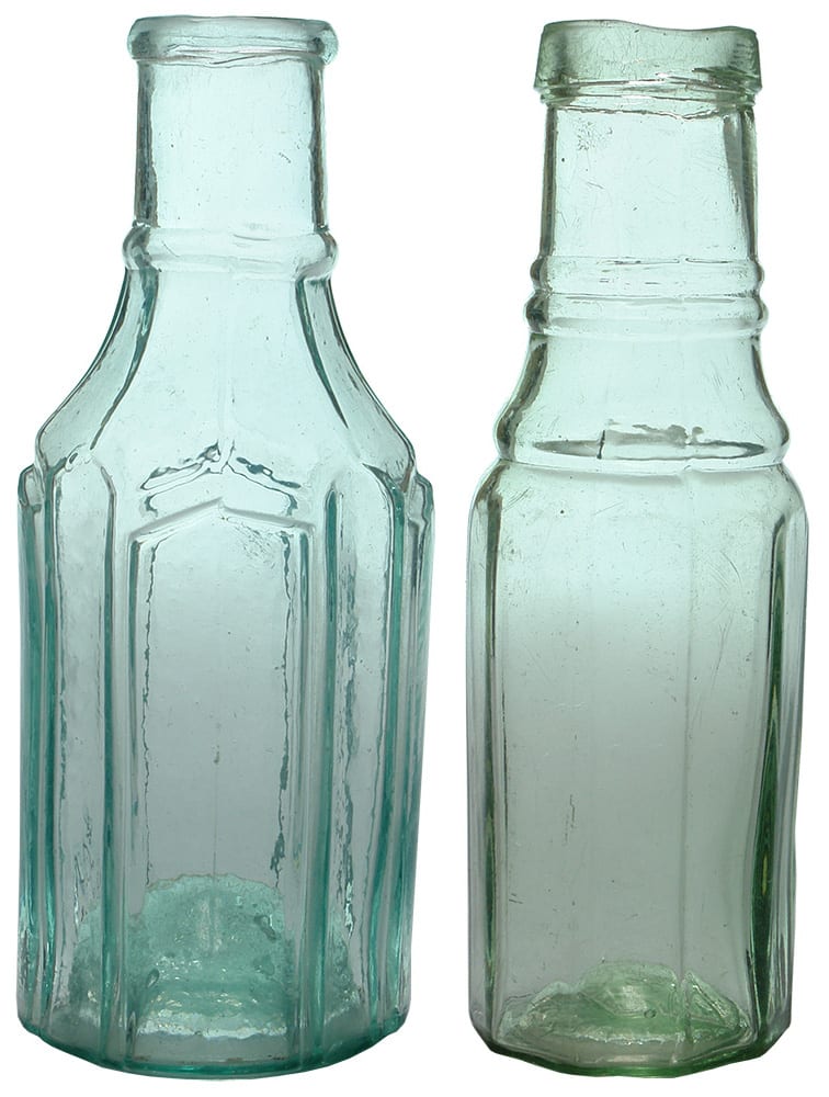 Antique Goldfields Pickle Bottles