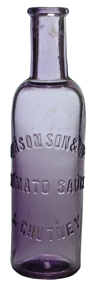 Dyason Tomato Sauce Chutney Purple Bottle