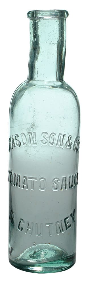 Dyason Tomato Sauce Chutney Antique Bottle