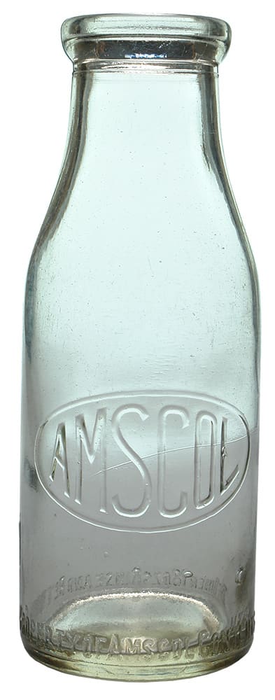 Amscol Adelaide Pint Milk Bottle