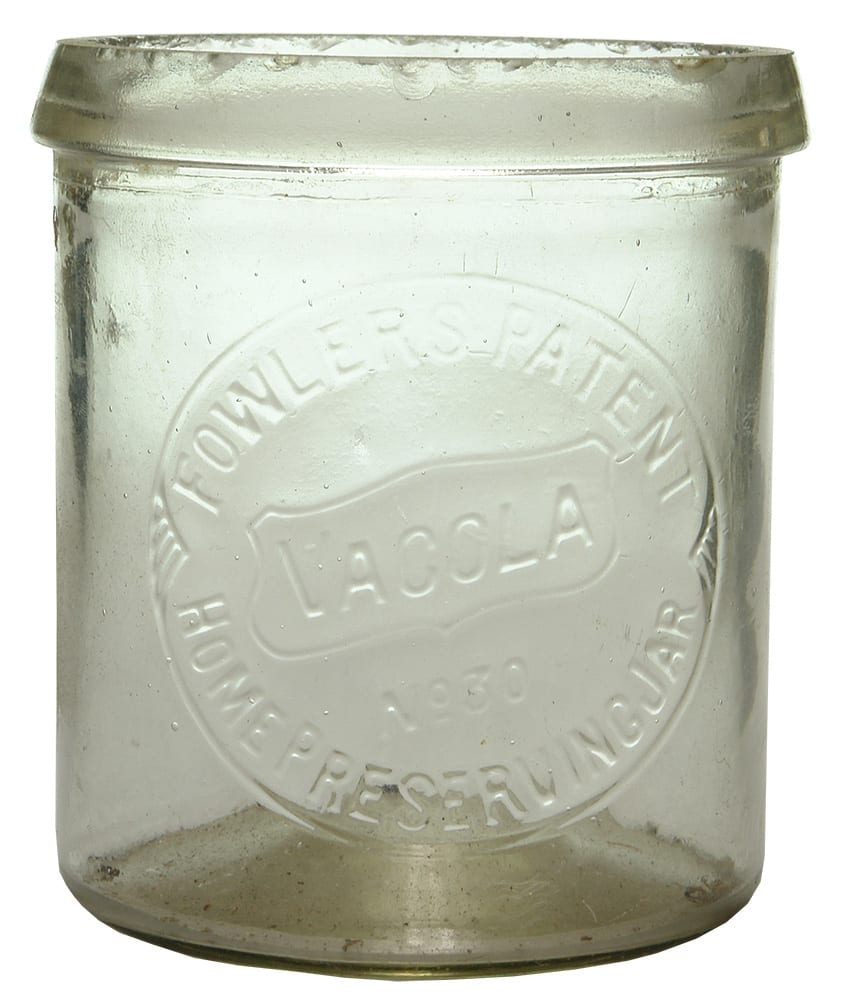 Fowlers Patent Vacola Home Preserving Jar