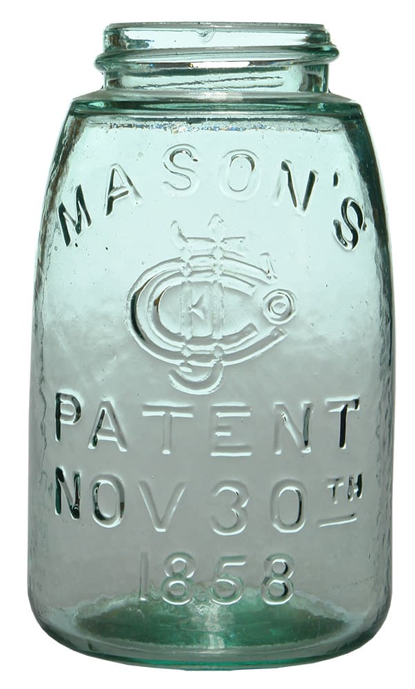 Mason's Patent 1858 Mini Preserving Jar