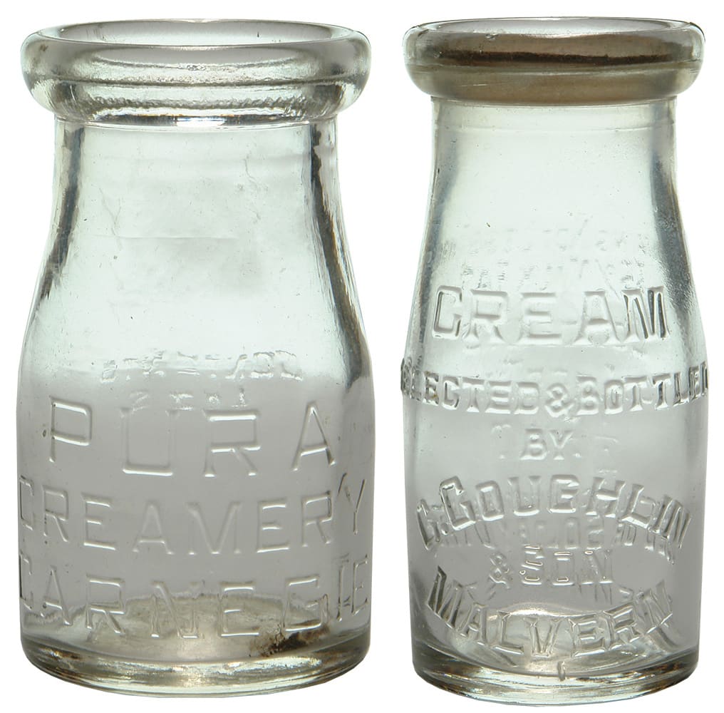 Pura Carnegie Coughlin Malvern Glass Cream Jars