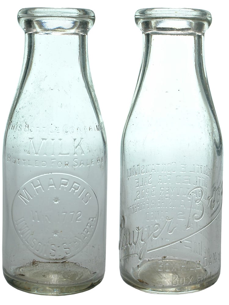 Sawyer Harris Suburban Melbourne Milk Bottles