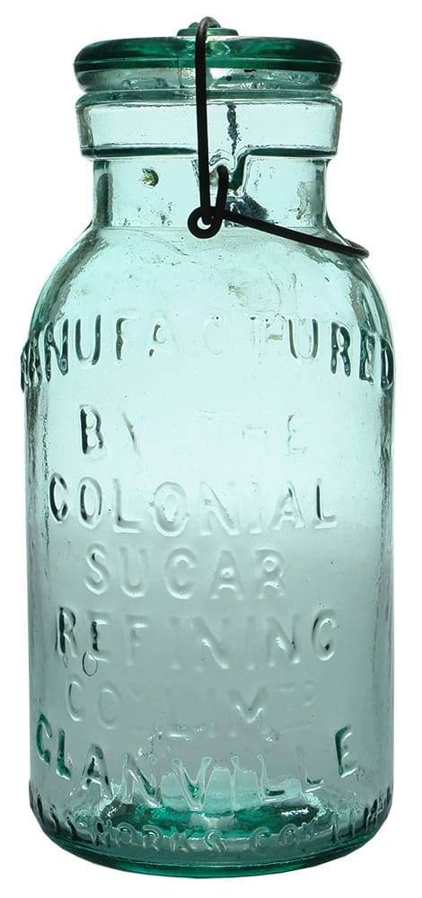 Manufactured Colonial Sugar Refining Glanville Preserving Jar