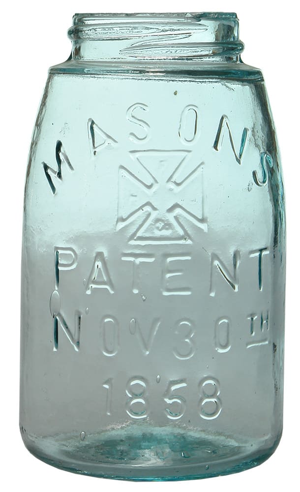 Mason's Patent 1858 Mini Preserving Jar