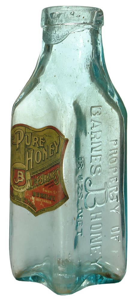 Barnes Burnley Australia Honey Labelled Jar