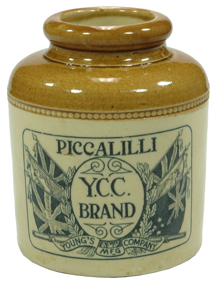 Piccalilli YCC Brand Young's Stoneware Jar