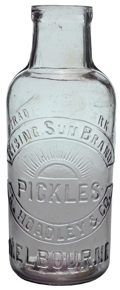 Hoadley Rising Sun Pickles Purple Jar