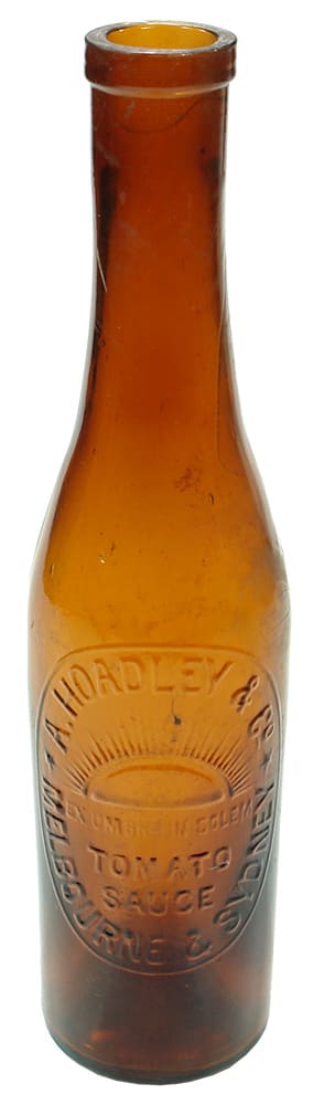 Hoadley Melbourne Sydney Rising Sun Sauce Bottle