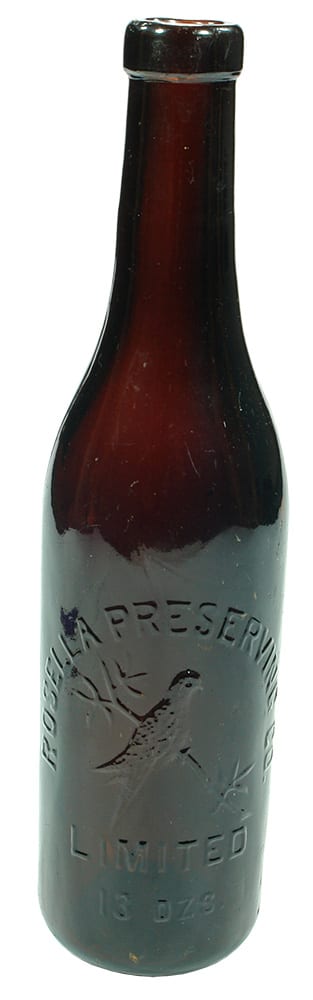 Rosella Preserving Limited Amber Glass Sauce Bottle