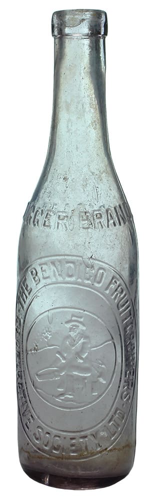 Digger Brand Bendigo Fruitgrowers Sauce Bottle