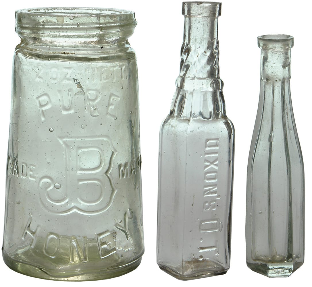 Barnes OT Pioneer Old Bottles