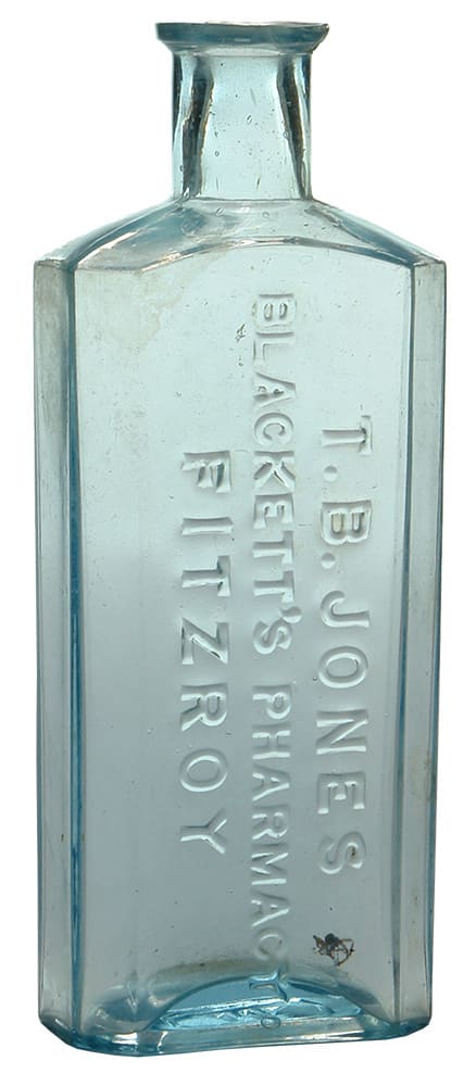 Jones Blackett's Pharmacy Fitzroy Chemist Bottle