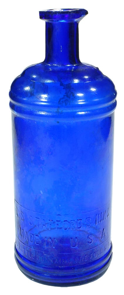 Staffords Inks USA Cobalt Blue Bottle