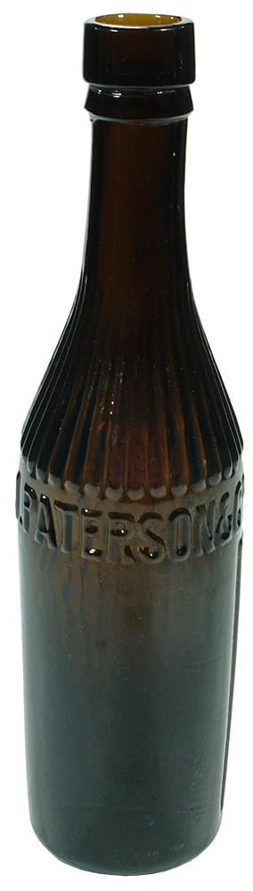 Paterson Glasgow Poison Ammonia Bottle