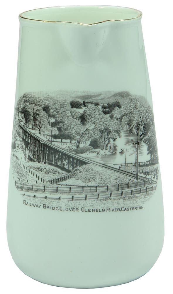 Railway Bridge Glenelg River Casterton Cream Jug