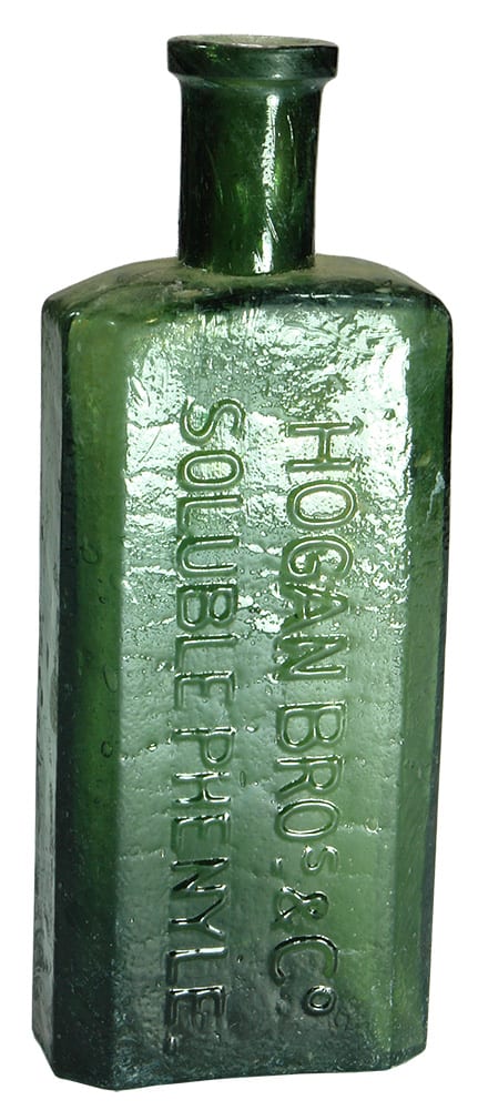 Hogan Bros Soluble Phenyle Antique Bottle