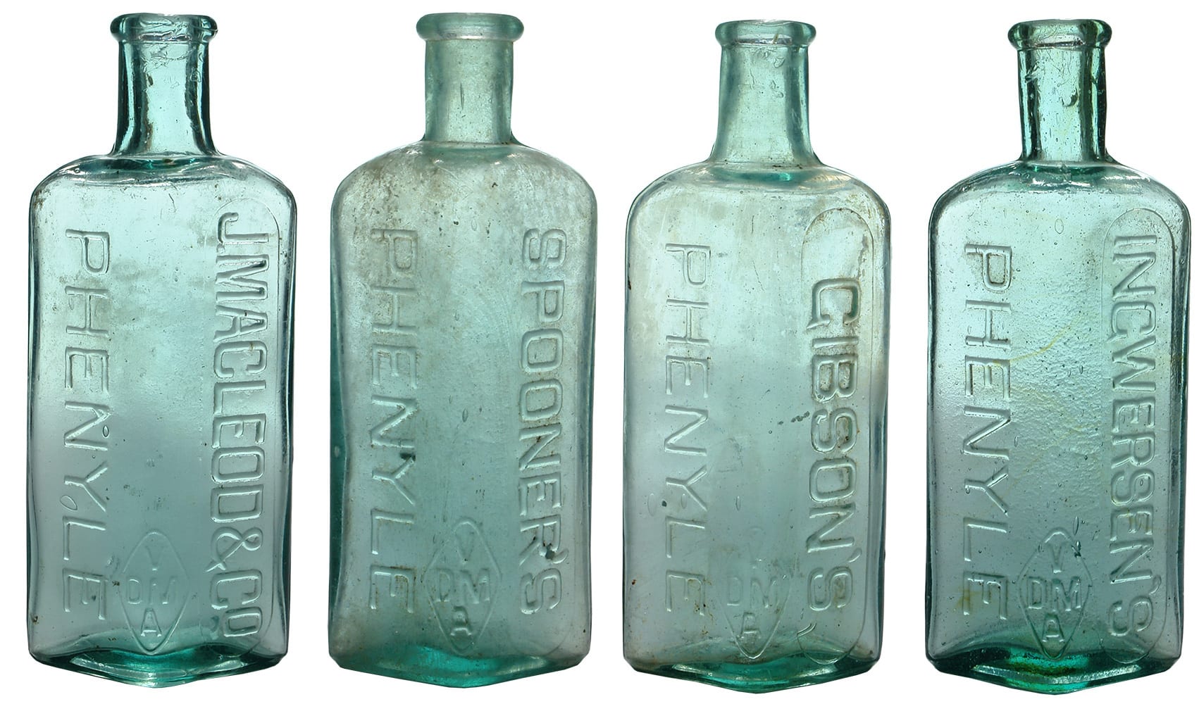 Macleod Spooner Gibson Ingwersen Phenyle Bottles