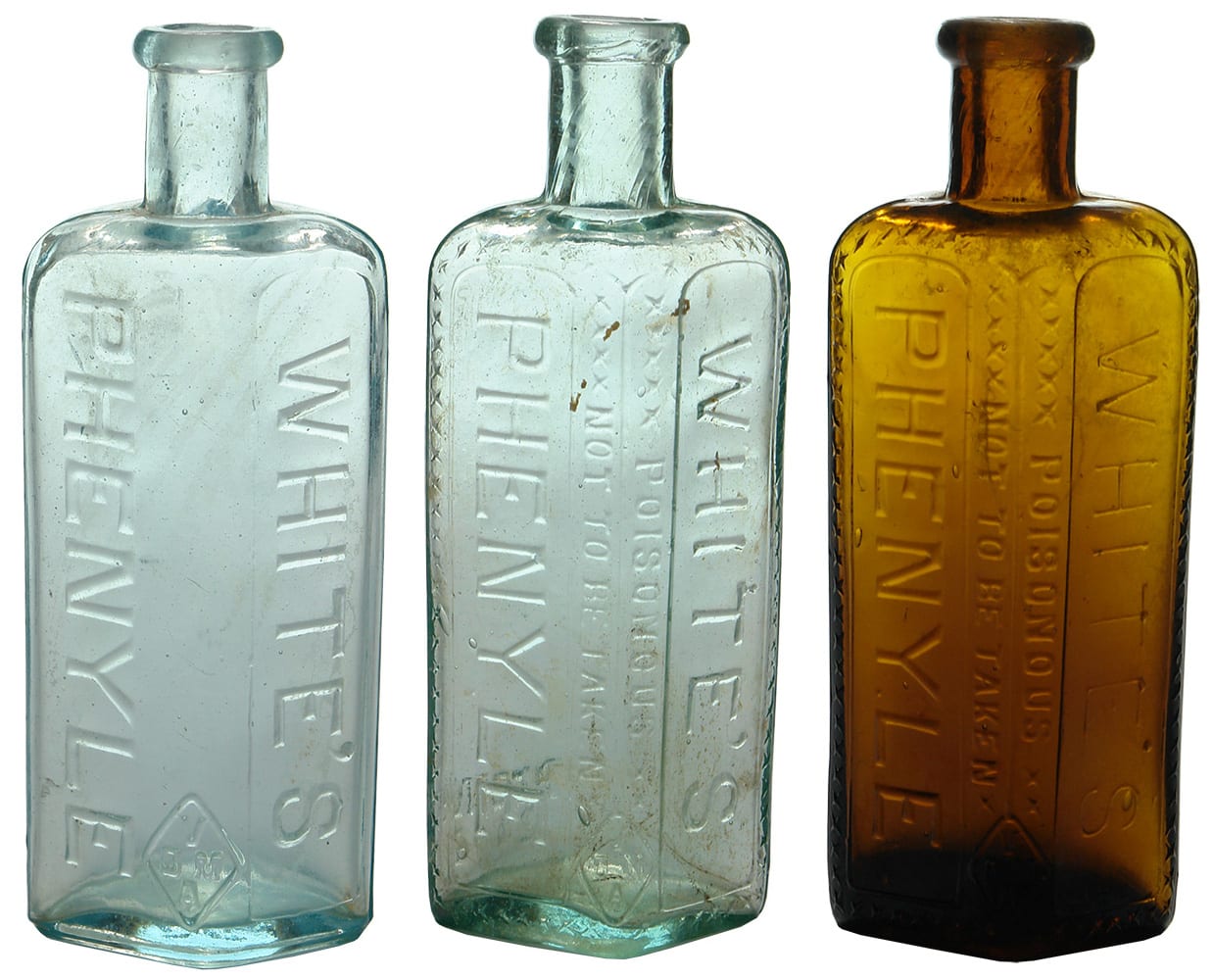 White's Phenyle Bottles