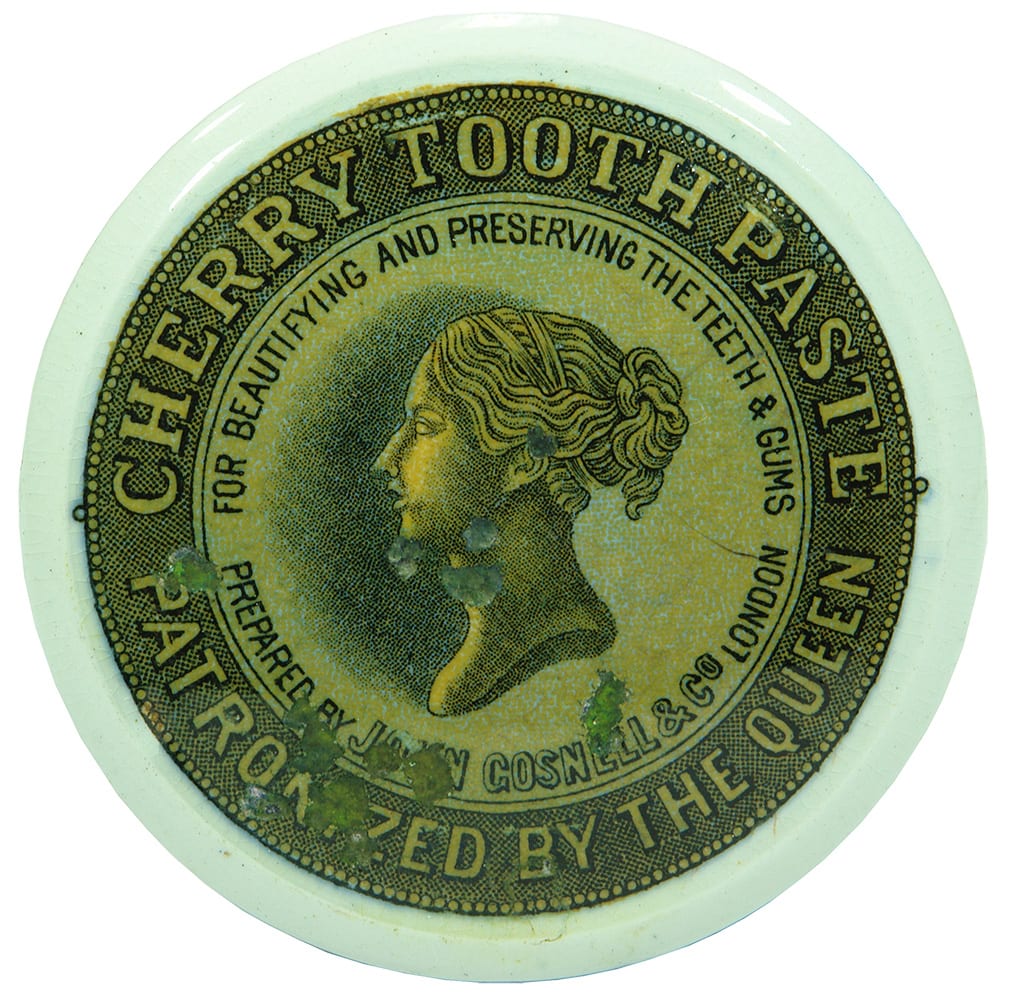 Gosnell Queen Victoria Cherry Tooth Paste Pot Lid