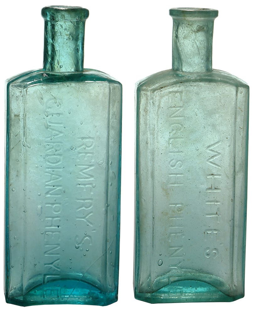 Remfry's White's Phenyle Bottles