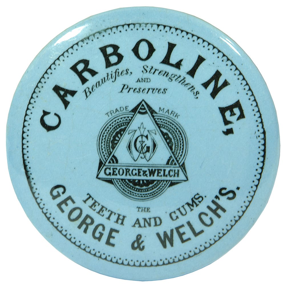Carboline George Welch Tooth Paste Pot Lid