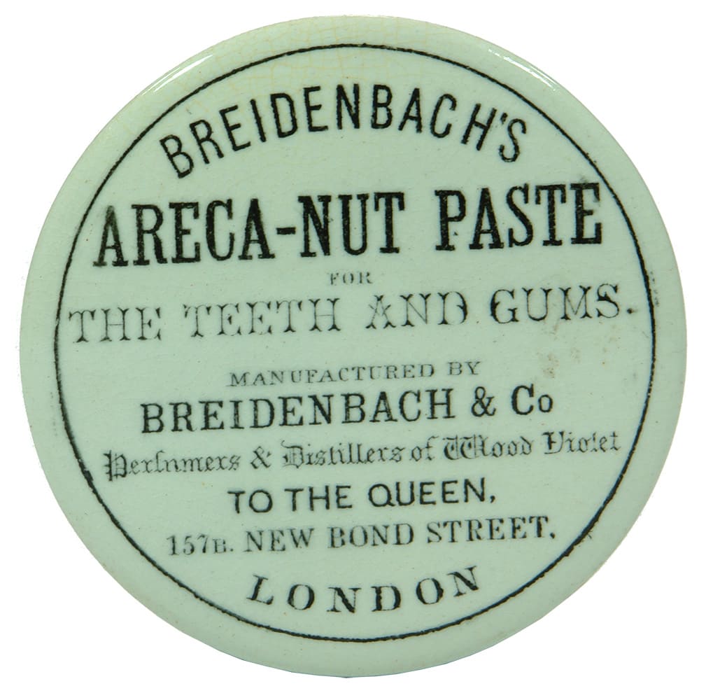 Breidenbach's Areca Nut Paste Pot Lid