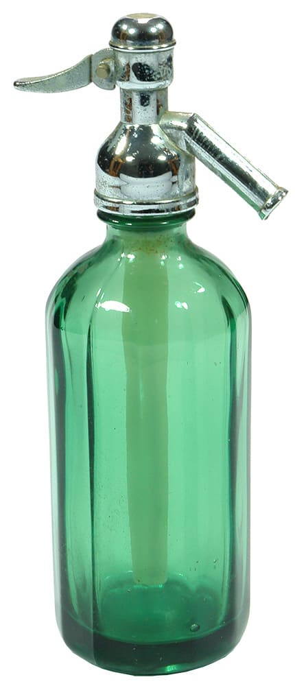Green Glass Perfume Sample Size Soda Syphon