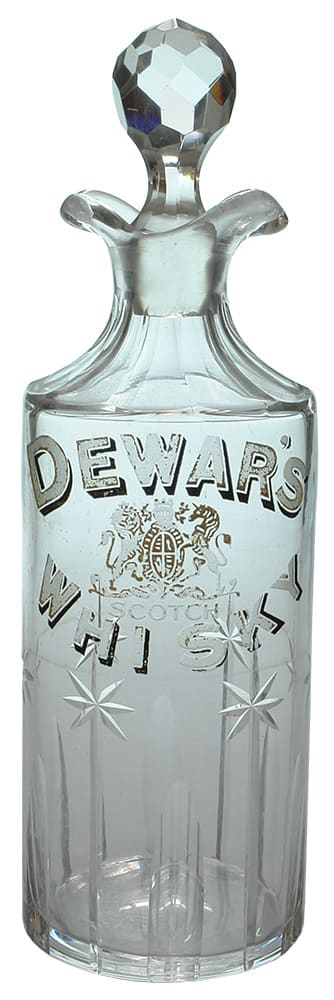 Dewar's Whisky Pontilled Decanter