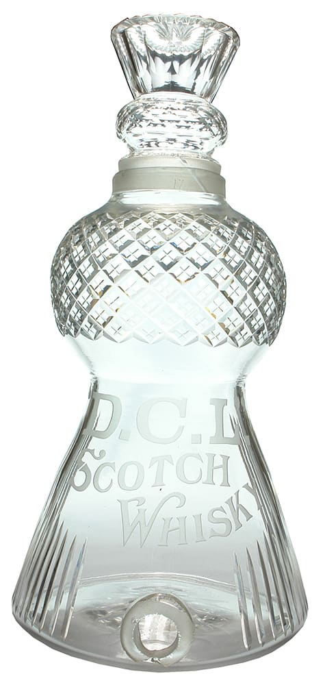 DCL Scotch Whisky Cut Glass Decanter
