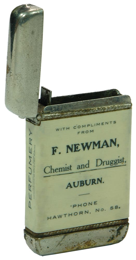 Newman Chemist Druggist Auburn Advertising Vesta Case