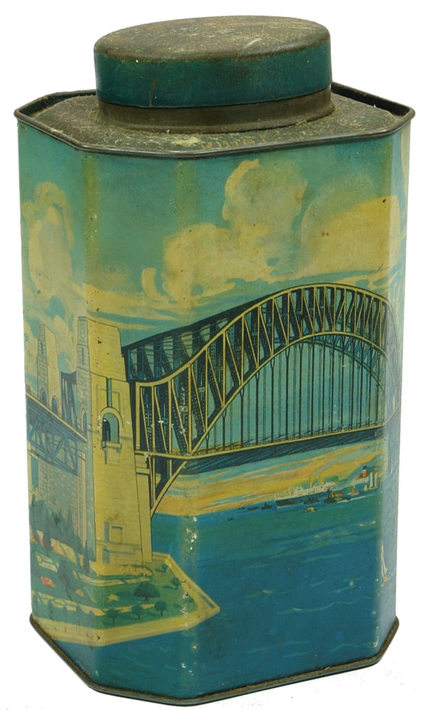 Bushell's Tea Tin Opening Sydney Harbour Bridge