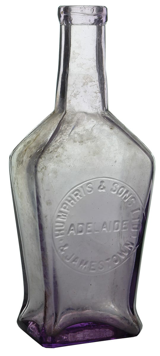 Humphris Sons Adelaide Jamestown Sauce Cordial Bottle