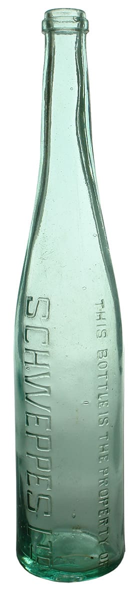 Schweppes Ltd Zetland Glass Works Bottle
