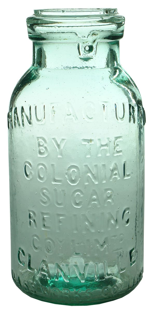 Manufactured Colonial Sugar Refining Glanville Fruit Jar