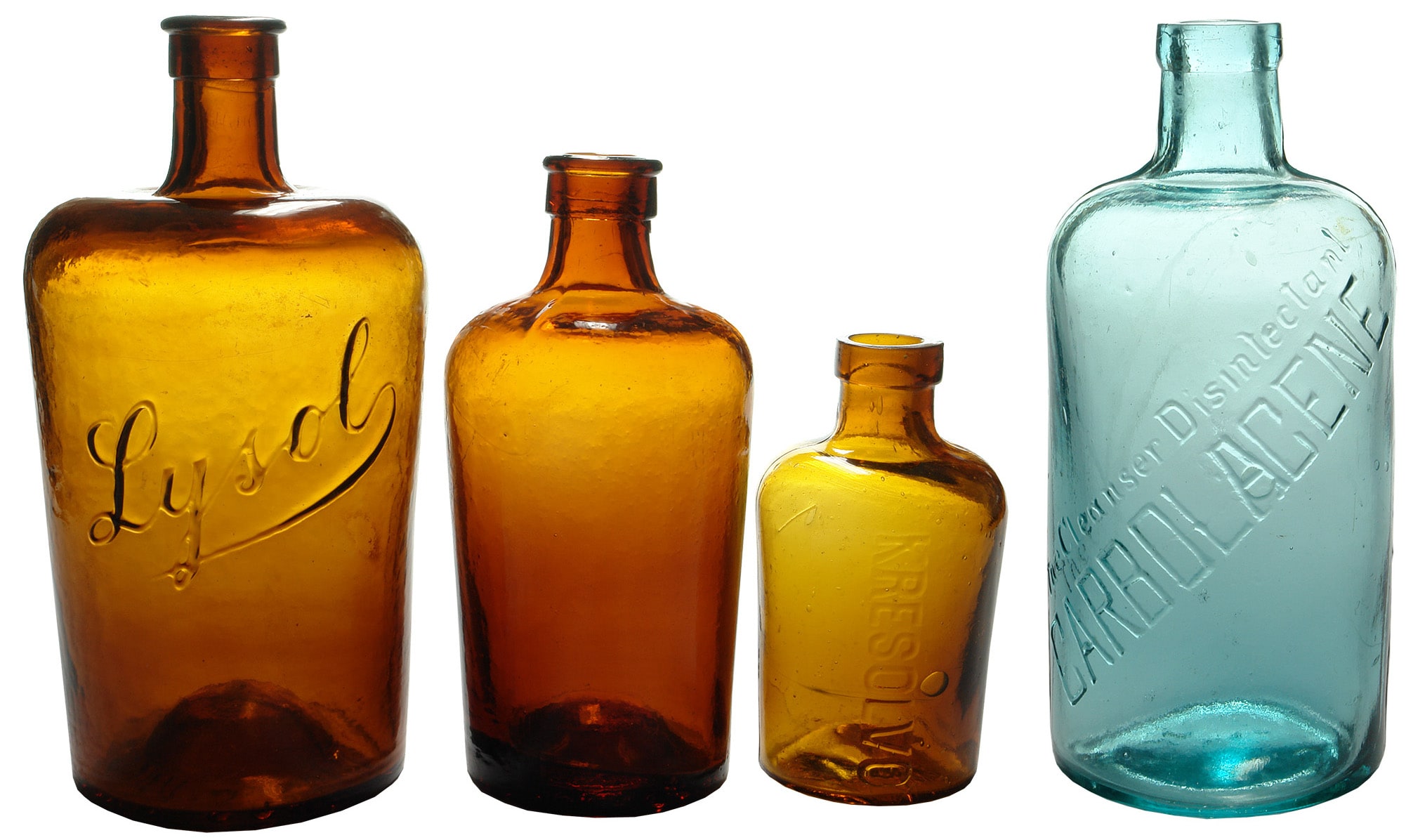 Collection Lysols Cleaner Bottles