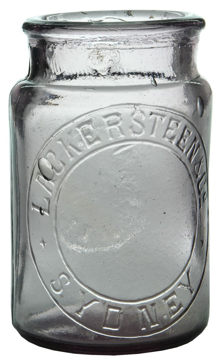 Lackersteen Sydney Amethyst Glass Jam Jar