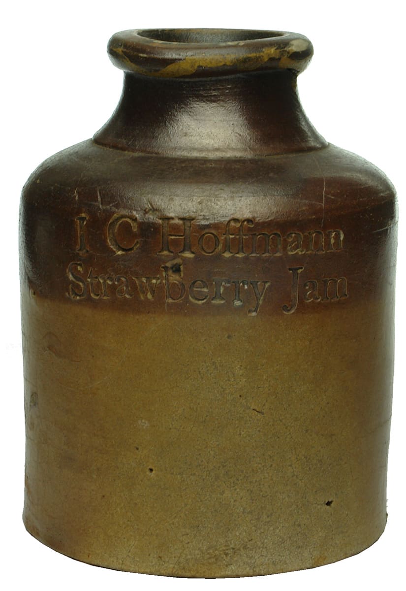 Hoffman Strawberry Jam Stoneware Jar