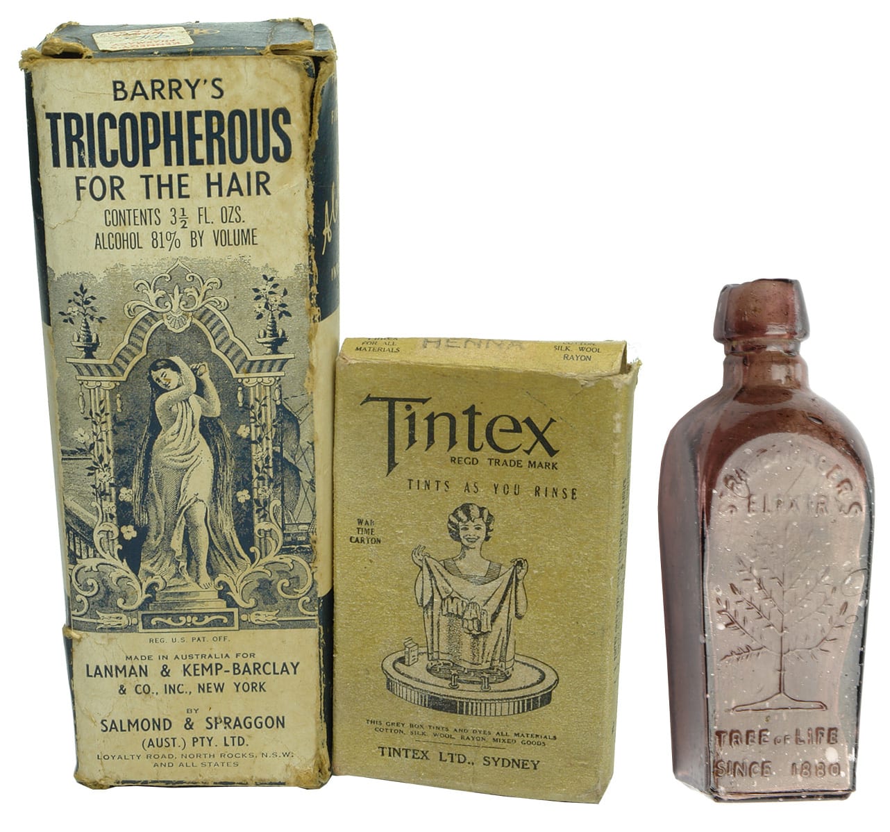 Packaged Items Antiques