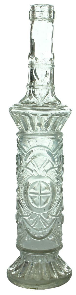 Flint Glass Sauce Vinegar Antique Bottle