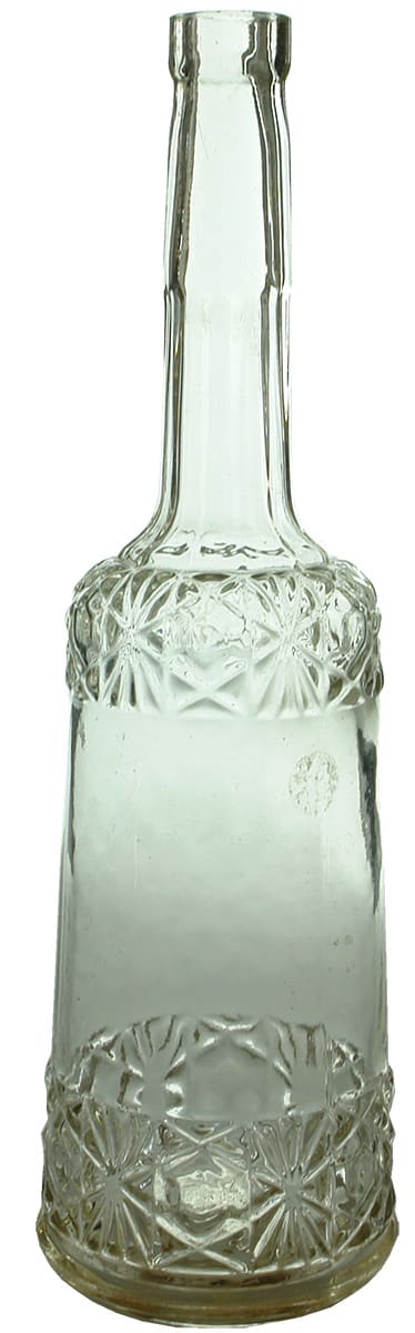 Flint Glass Sauce Vinegar Antique Bottle