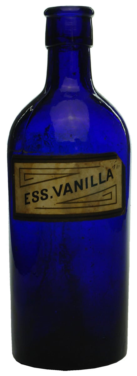 Ess Vanilla Cobalt Blue Bottle