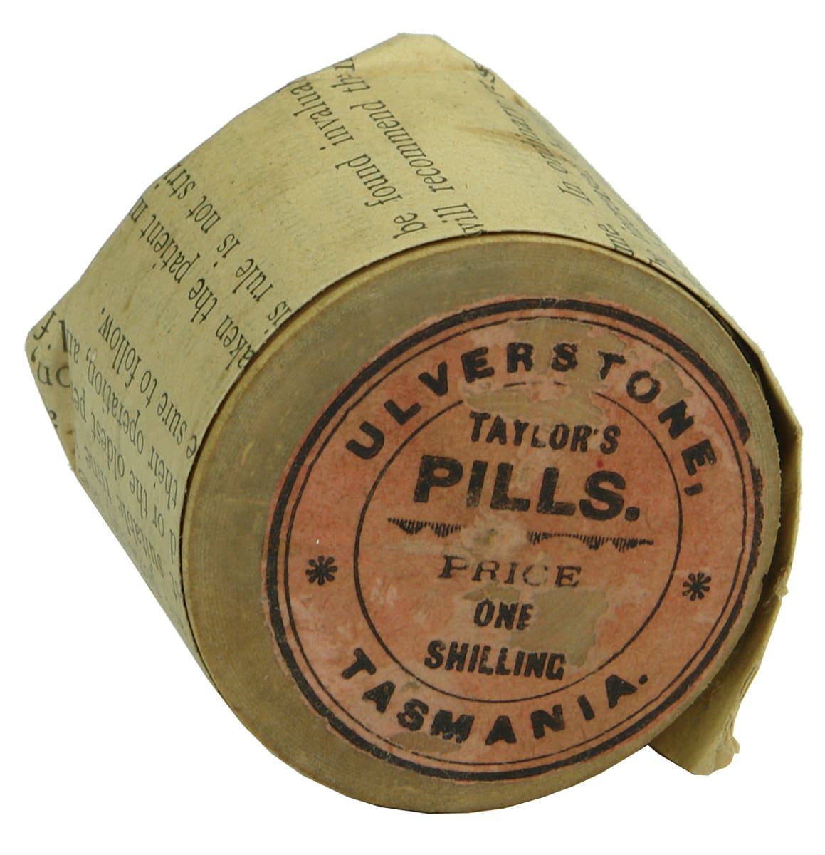 Taylor's Pills Ulverstone Tasmania Original Box