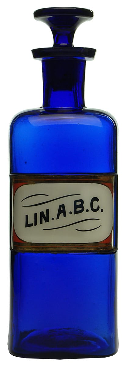 Lin ABC Whitall Tatum Cobalt Blue Bottle