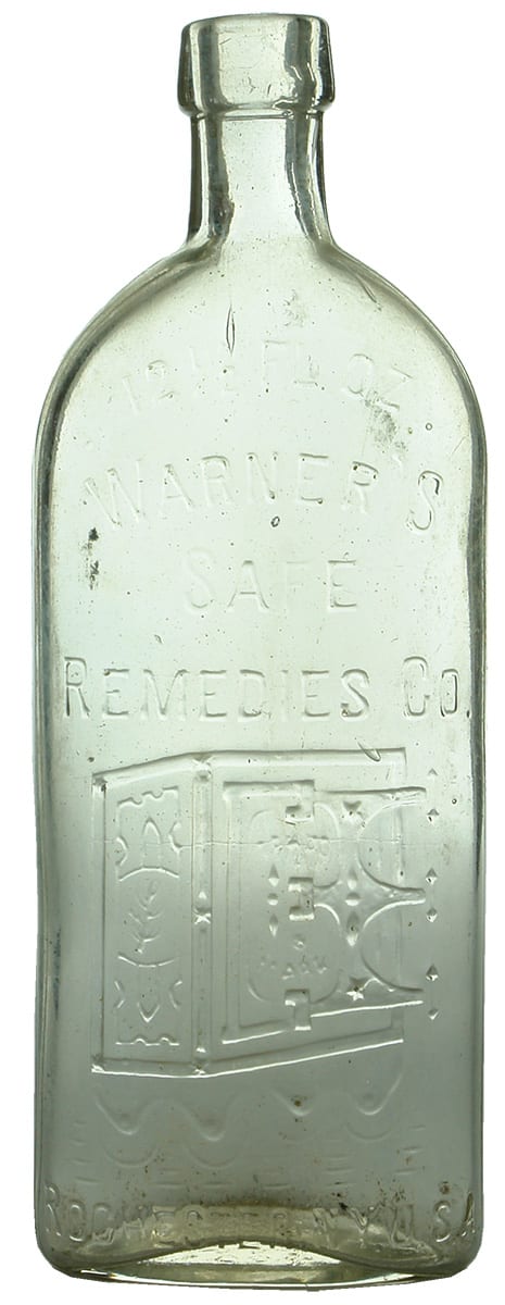 Warner's Safe Remedies Rochester Snake Oil Bottle