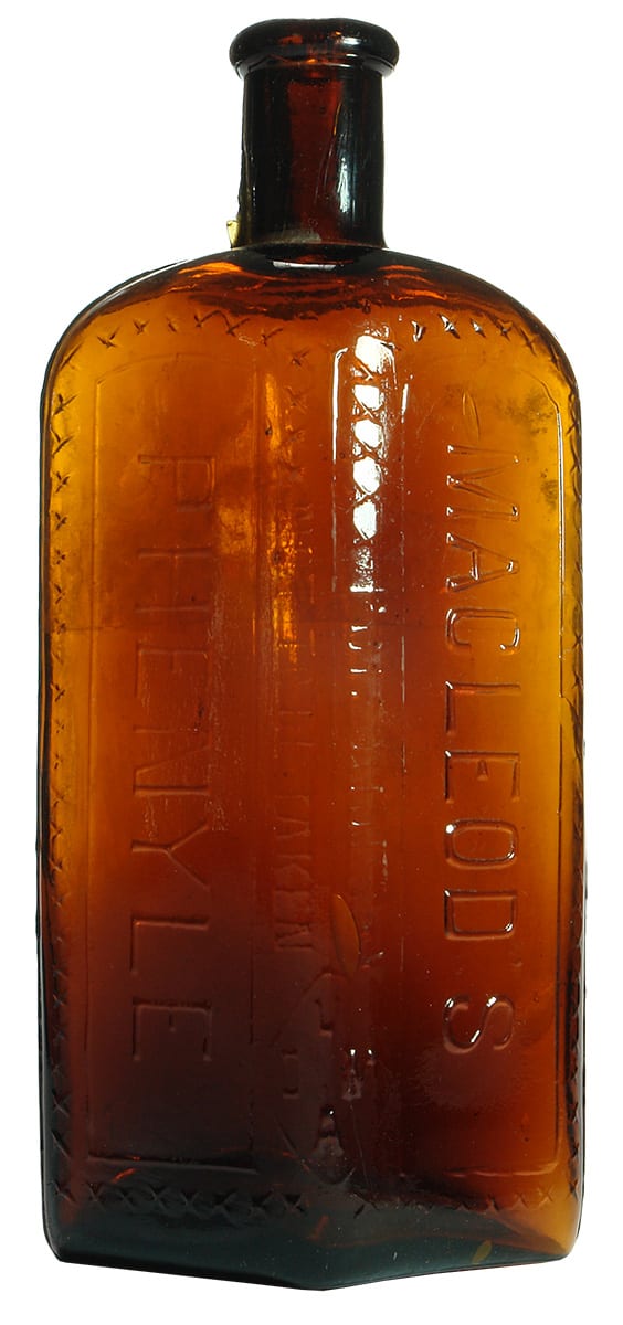 Macleod's Phenyle Poisonous VDMA Amber Bottle