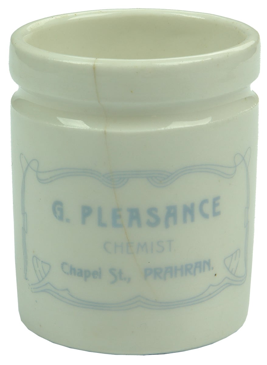 Pleasance Chemist Chapel Street Prahran Ceramic Pot