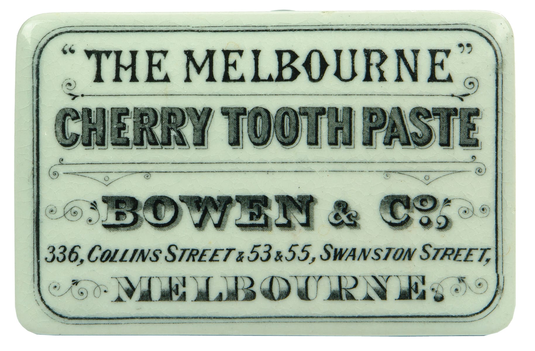 Melbourne Bowen Cherry Tooth Paste Pot Lid