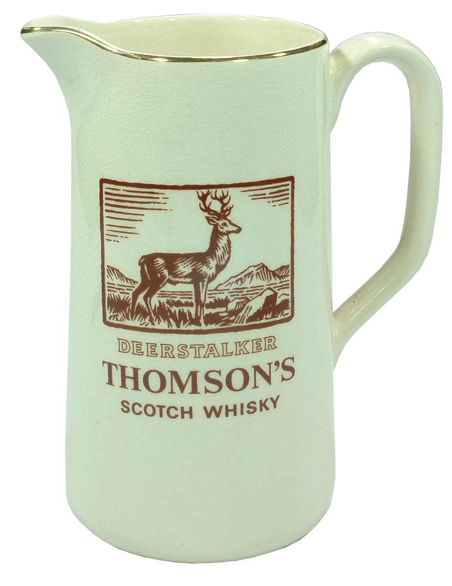 Thomson's Deerstalker Scotch Whisky Water Jug